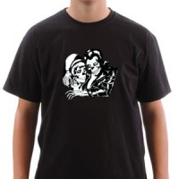 T-shirt Grease | Love | Skeleton